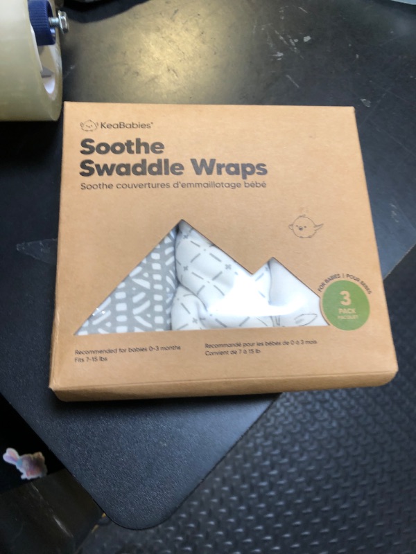 Photo 1 of 3-Pack Organic Baby Swaddle Sleep Sacks - Swaddles for Newborns, Infant 0-3 Months, Baby Girls, Boys, Soft & Snug Newborn Sleep Sack, Nursery Swaddling Blankets (Nordic)