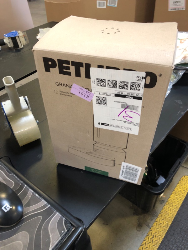 Photo 1 of PETLIBRO Automatic Cat Feeder, 5G WiFi Pet Feeder for Two Cats or Dogs with Remote Control, 5L Cat Food Dispenser with Low Food Sensor, 1-10 Meals Per Day, Up to 10s Meal Call for Pets
