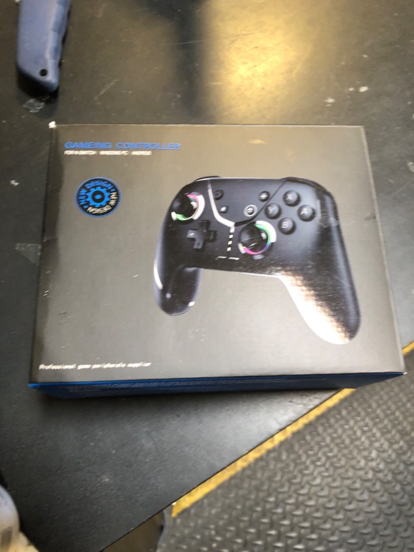 Photo 1 of Wireless Switch Pro Controller for Nintendo Switch/Lite/OLED, Bluetooth Gaming Controller for iPhone/Android/Phone/PC/Steam/Mac/iOS/iPad/TV with Programmable/Vibration/Motion Control/Turbo/Wakeup/RGB