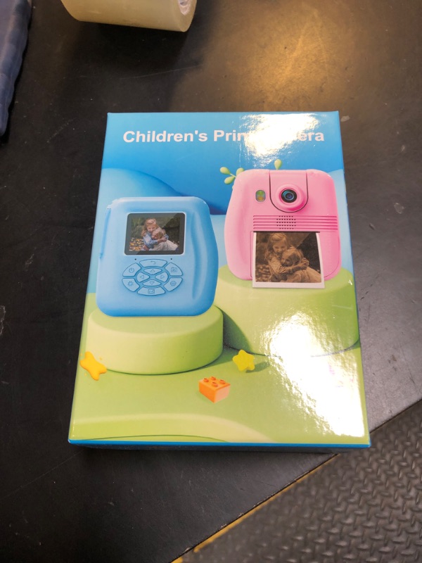 Photo 1 of Kids Camera Instant Print Christmas Birthday Gifts for 3 4 5 6 7 8 9 Year Old Girls Boys,Digital Camera for Toddler,Toys for Kids Age 4-8 with 3 Rolls Print Paper,32GB Card
