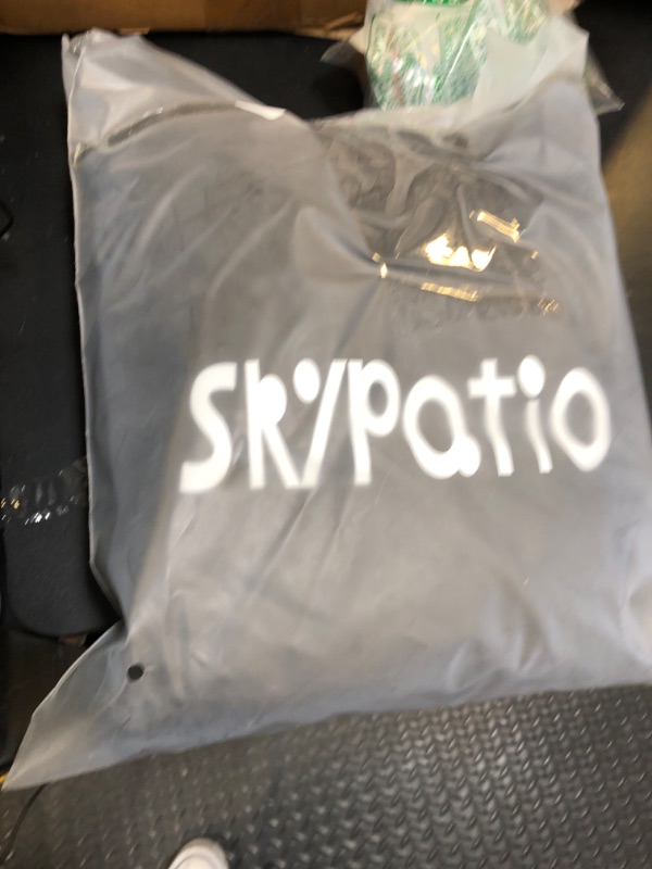 Photo 1 of Skypatio Patio Chair Cover Waterproof, Outdoor Furniture Storage Cover for All Weather Protection (Black)