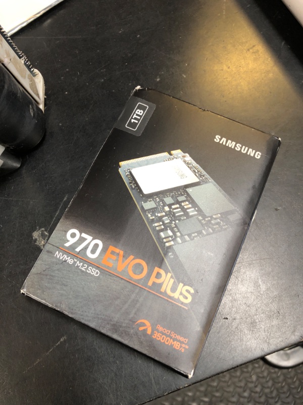 Photo 1 of SAMSUNG 970 EVO Plus SSD 2TB NVMe M.2 Internal Solid State Drive w/ V-NAND Technology, Storage and Memory Expansion for Gaming, Graphics w/ Heat Control, Max Speed, MZ-V7S2T0B/AM