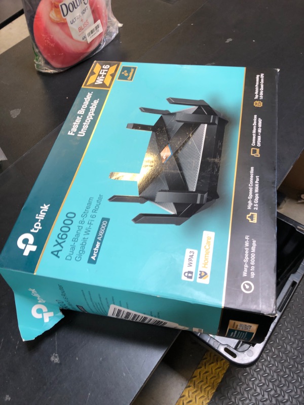 Photo 1 of TP-Link AX6000 WiFi 6 Router(Archer AX6000) -802.11ax Wireless 8-Stream Gaming Router, 2.5G WAN, 8 Gigabit LAN Ports, MU-MIMO, 1.8GHz Quad-Core CPU