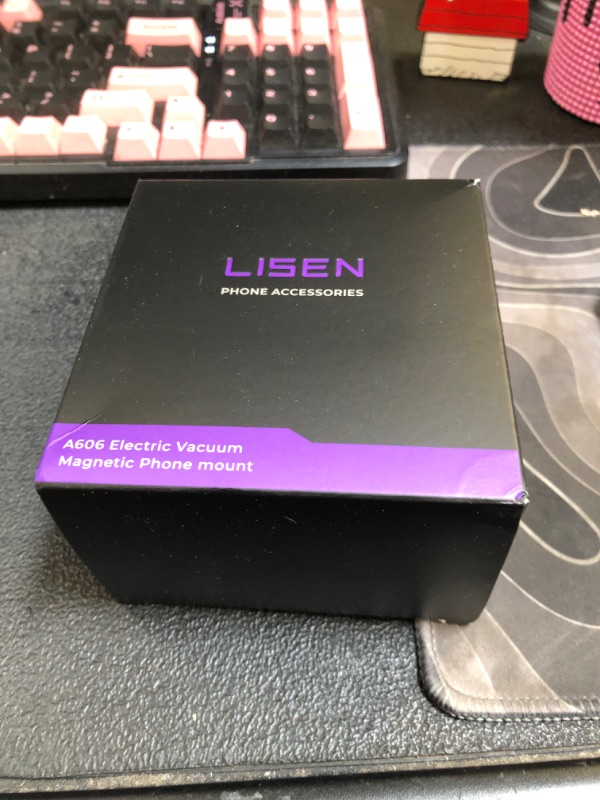 Photo 1 of LISEN Suction Phone Mount for Magsafe, Super Stable Magnetic Phone Holder, Electric Vacuum Magnetic Phone Holder 360° Adjustable Portable Multi-Scene Vlogging Use for iPhone 16e 16 Pro Max 15 14 13 12