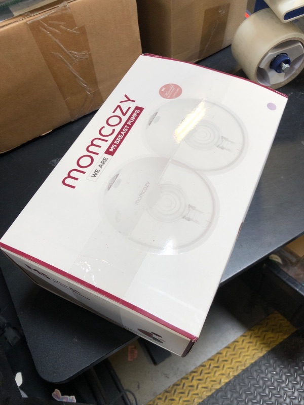 Photo 1 of Momcozy M5 Hands-Free Wearable Breast Pump, Double-Sealed Flange for Baby-Like Comfort, 3 Modes & 9 Suction Levels, Portable Electric Pump – 24mm, 2 Pack Lilac