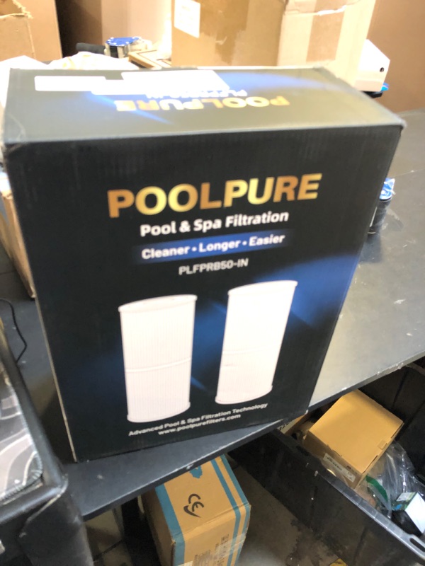 Photo 1 of POOLPURE PLFPRB50-IN Spa Filter Replaces Pleatco PRB50-IN, PRB50IN, Unicel C-4950, Filbur FC-2390, Jacuzzi J210/J220/J235/J245/J275, Guardian 413-212-02, 373045, 5X13 Drop in Hot Tub Filter, 2 Pack