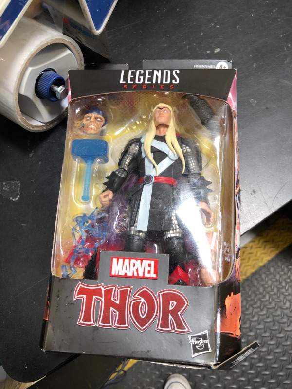 Photo 1 of Marvel Legends Series Thor Herald of Galactus Comics Action Figure 6-inch Collectible Toy, 6 Accessories, 1 Build-A-Figure Part