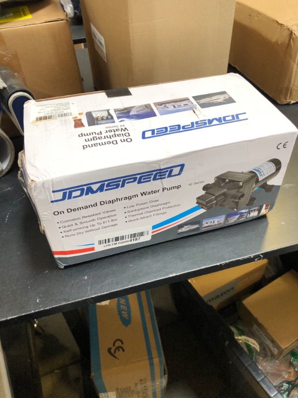 Photo 1 of DICMIC 3.0 GPM 12V 55 PSI Revolution Water Pump Compatible with Camper, RV, Shower, Sprayer Replace# 4008-101-A65, 4008-101-E65