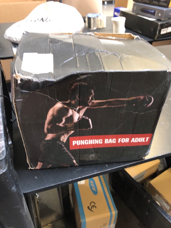 Photo 1 of Upgrated Standing Punching Bag for Adults with Automatic Built in Air Pump, 71'' Heavy Bag Boxing Equipment with 12OZ Gloves Kicking Bag for Beginner Training MMA Muay Thai Fitness Kickboxing Home Gym