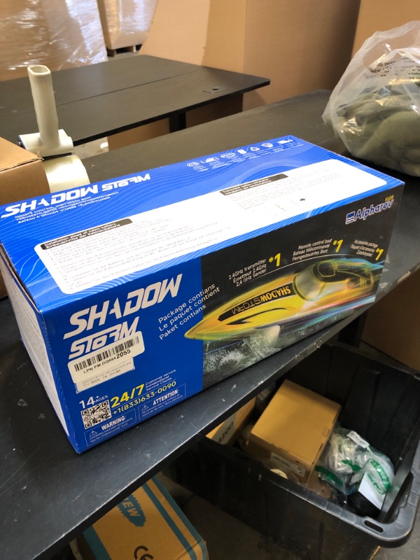 Photo 1 of ALPHAREV RC Boat - R208 20+ MPH Fast Remote Control Boat for Pool & Lake, 2.4GHz RC Boats for Adults & Kids, Summer Water Toys Birthday Gifts for Boys