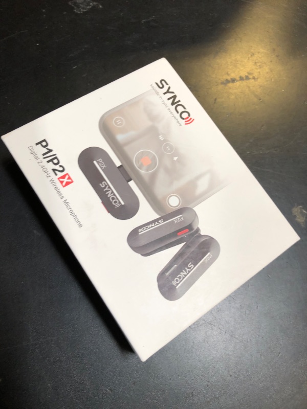 Photo 1 of SYNCO Wireless Lavalier Microphone for iPhone, P2XL Professional Lapel Clip on Mics for Vlogging, Tiktok, YouTube Video Recording, Best External Lav Microphone for iPhone 14/13/12/11/X Lightning iOS