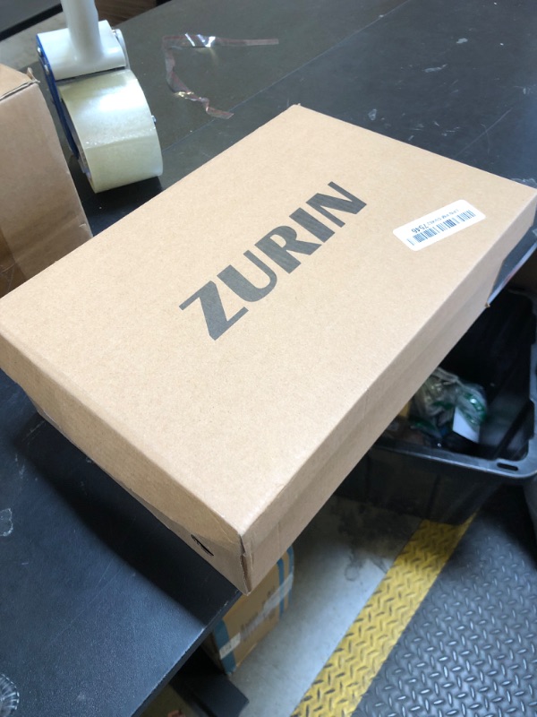 Photo 1 of ZURIN Womens Slip On Walking Shoes with Arch Support,Lightweight Running Sneakers,Non Slip Breathable Tennis Shoes for Gym Travel Work Casual Black