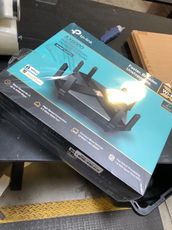 Photo 1 of TP-Link AX6000 WiFi 6 Router(Archer AX6000) -802.11ax Wireless 8-Stream Gaming Router, 2.5G WAN, 8 Gigabit LAN Ports, MU-MIMO, 1.8GHz Quad-Core CPU