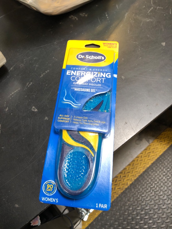 Photo 1 of Dr. Scholl’s Energizing Comfort Women’s Everyday Insoles with Massaging Gel - Clinically Proven, All-Day Energy and Comfort Inserts with Patented Triple Gel Design - Shock Absorbing, Arch Support