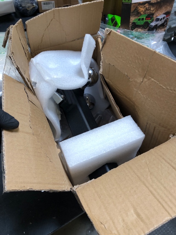Photo 1 of REYSUN Trailer Hitch Tri-Ball Mount: with Swivel Tow Shackle and Tow Hook, fits for 2-inch Receiver, Chrome Trailer Ball Size 1-7/8", 2" and 2-5/16" and 5/8" Hitch Lock Pin