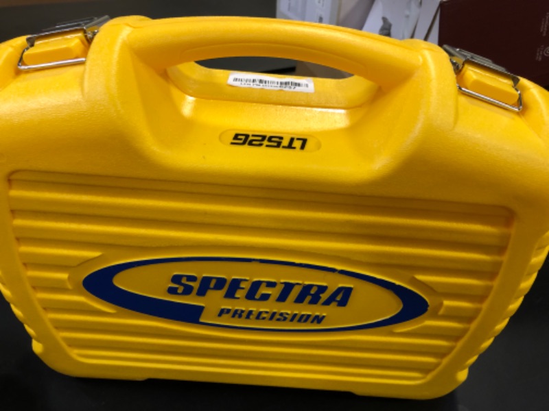 Photo 1 of Spectra Precision LT52G Multi-Purpose Laser Tool with Green Beam Cross Lines and 5 Alignment Points, Automatic Self-Leveling, Storage Case