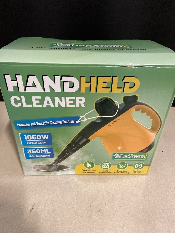 Photo 1 of Handheld Steam Cleaner, Pressurized Multi-Surface Steam Cleaner with 11pcs Accessories, Chemical Free Multi-Purpose Steam Cleaners for Home Use, Steamer for Cleaning Floor, Tile, Windows, Couch, Grout