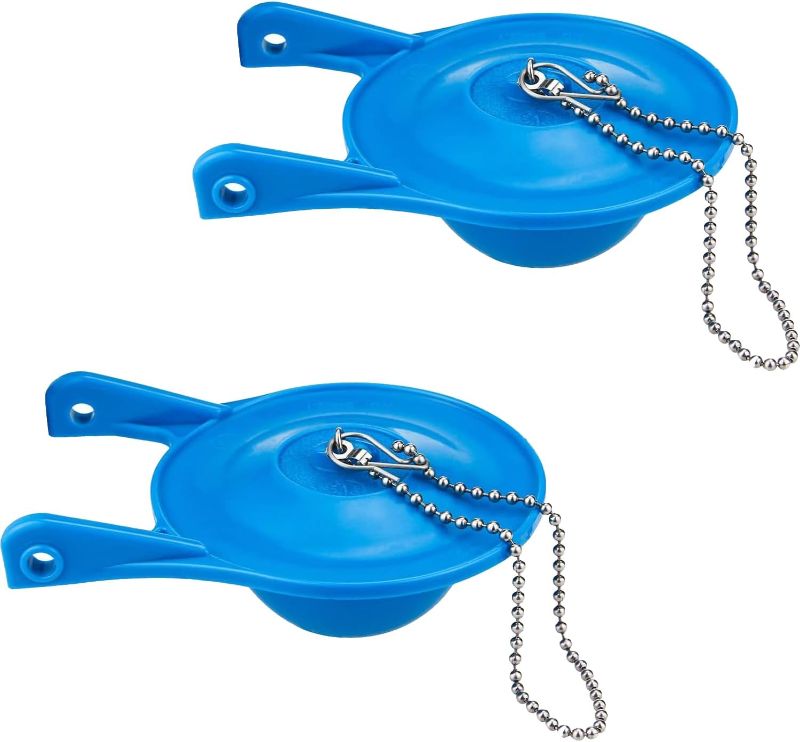 Photo 1 of Gerber Toilet Flapper Replacement, 2 Pack 3 inch for Gerber 99-788 with 2 Toilet Handle Chains Lecyco Rubber Water Saving, Easy to Install