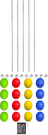 Photo 1 of 5Pack M4 x 250mm Fully Threaded Rod with 10 Pack Hex Nuts, 1.25mm Thread Pitch 304 Stainless Steel Right Hand Threaded Rods Bar Studs + Golf Practice Balls 16 or 54 Pack Soft Limited Flight Golf Balls, Perfect for Indoor and Backyard Swing Practice!