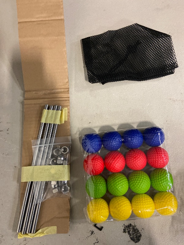 Photo 1 of 5Pack M4 x 250mm Fully Threaded Rod with 10 Pack Hex Nuts, 1.25mm Thread Pitch 304 Stainless Steel Right Hand Threaded Rods Bar Studs + Golf Practice Balls 16 or 54 Pack Soft Limited Flight Golf Balls, Perfect for Indoor and Backyard Swing Practice!