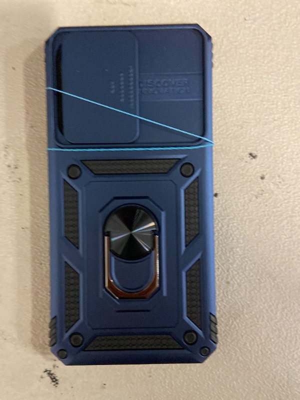 Photo 1 of iPhone 15 Pro Case, iPhone 15 Pro Case with Camera Cover & Kickstand Military Grade Shockproof Heavy Duty Protective with Magnetic Car Mount Holder Case for iPhone 15 Pro 6.1'' Blue