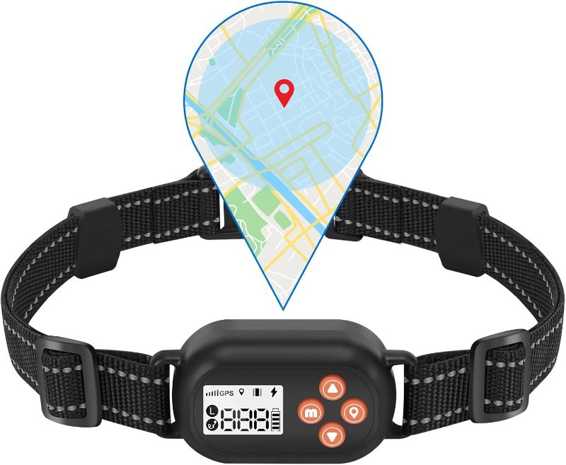 Photo 1 of GPS Wireless Dog Fence, Pet Electric Containment System, IPX6 Waterproof/Rechargeable Collar, Beep/Vibration/Shock Correction Mode, for Dogs Over 20 Lbs