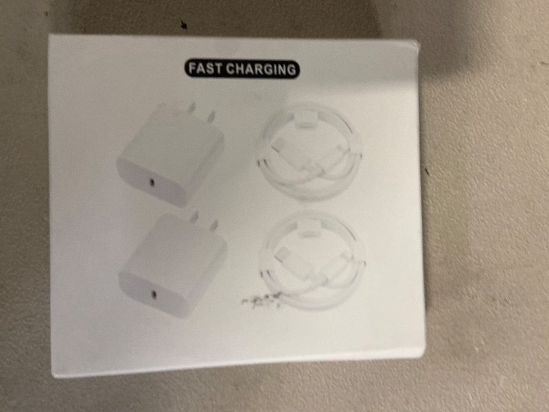Photo 1 of iPhone 16 15 Charger Fast Charging,[MFi Certified] 2Pack 20W Type C Fast Charger Block with 6FT USB C to USB C Cable Compatible for iPhone 16/15/Pro Max/Pro/Plus