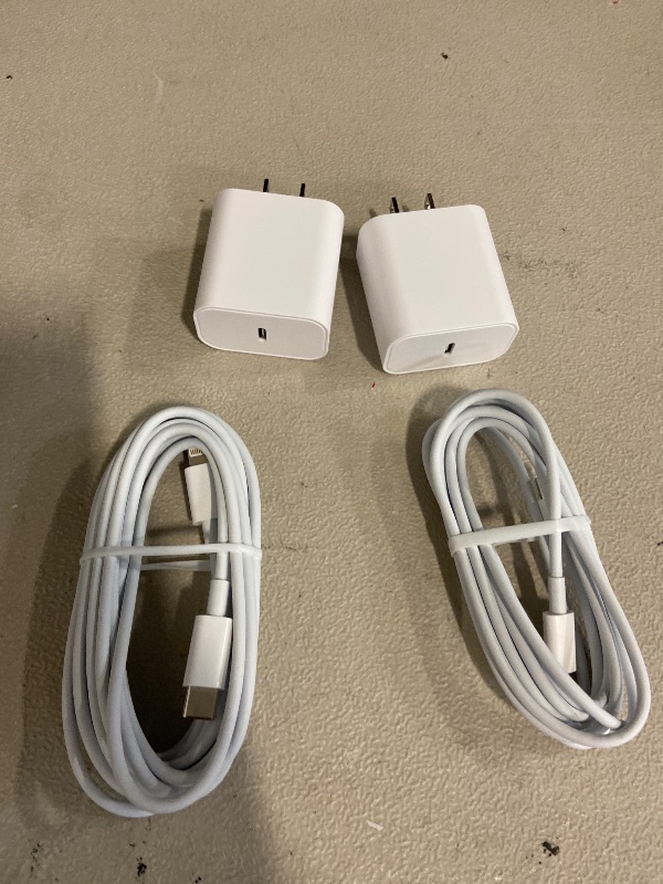 Photo 1 of iPhone 16 15 Charger Fast Charging,[MFi Certified] 2Pack 20W Type C Fast Charger Block with 6FT USB C to USB C Cable Compatible for iPhone 16/15/Pro Max/Pro/Plus