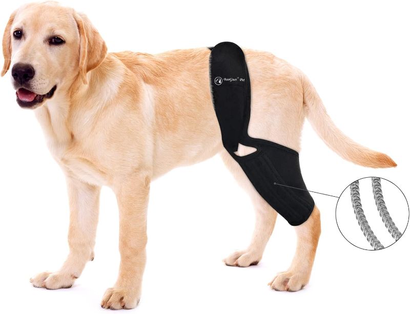 Photo 1 of Knee Brace for Dogs ACL with Side Stabilizers,Knee Cap Dislocation, Arthritis - Keeps The Joint Warm and Stable - Extra Support - Reduces Pain and Inflammation - 7Sizes xs