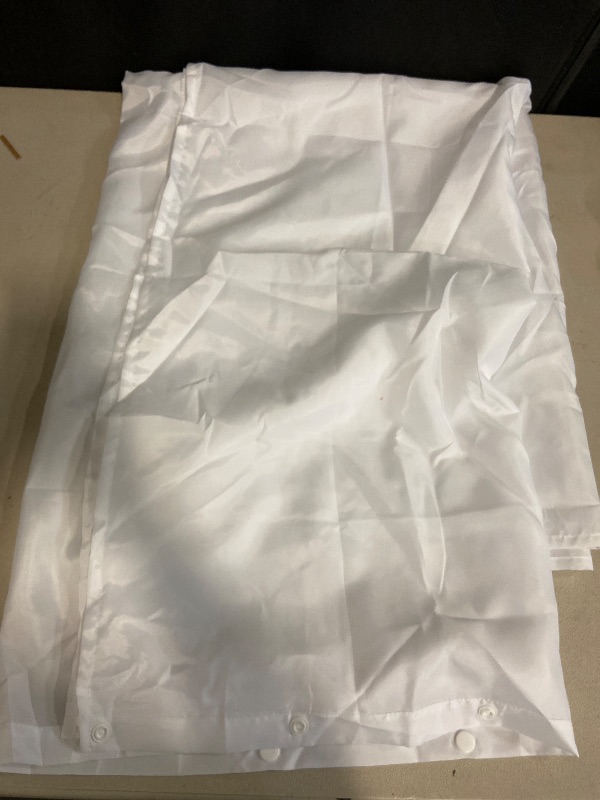 Photo 1 of 1 Pack Hotel Fabric Snap in Shower Curtain Liner Replacement Removable Water Repellent Liner for Bathroom Shower Curtain Liner 70W X 54H(70Wx54H (for 71(W) x74(H) Shower Curtain))