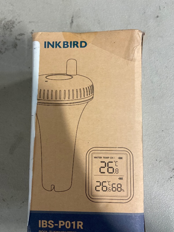 Photo 1 of INKBIRD IBS-P01R 2nd Generation Wireless Floating Pool Thermometer Easy to Read for Hot Tub, Compatible with Gateway IBS-M1 and IBS-M2