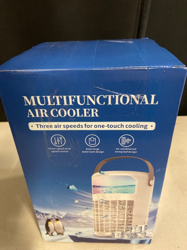 Photo 1 of Portable Air Conditioner, 2025 Upgraded 4-IN-1 Ultra-Quiet Design Portable AC Unit with 2 Cool Mist & Speeds1500ml Remote Control Air Conditioner Evaporative for Home,Office,Bedroom, Camping