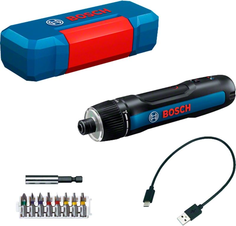 Photo 1 of Bosch Professional Screwdriver Bosch GO 3 (incl. 8pcs bit Set, bit Holder, USB-C Cable, Mini Case)