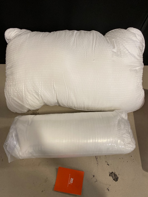 Photo 1 of Bed Pillows for Sleeping Firm and Soft Queen Size Set of 2, Supportive & Comfortable Down Alternative Pillow, Luxury Hotel Gusseted Pillows for Side and Back Sleepers