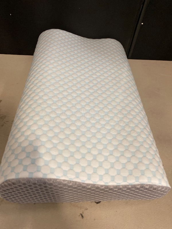 Photo 1 of Cervical Neck Pillow for Pain Relief, Contour Memory Foam Pillows for Sleeping, Odorless Ergonomic Pillow Adjustable Orthopedic Cooling Pillow Bed Pillow Neck Support for Side Back Stomach Sleepers