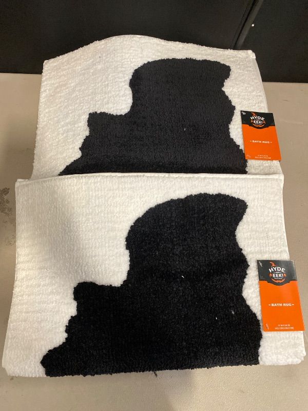 Photo 1 of 2 Pack Halloween Bat Bath Rug Cream - Hyde & EEK! Boutique
