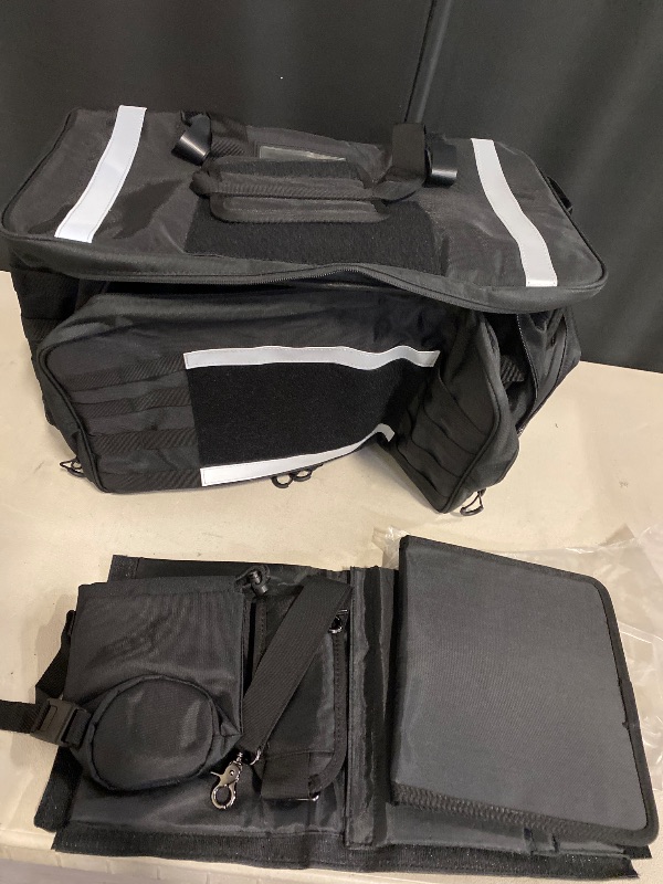 Photo 1 of Patrol Bag Law Enforcement, Police Gear Bag, Car Truck Organizer for Vehicle Passenger Seat with MOLLE System, Cup Holders, 3 Ways to Carry