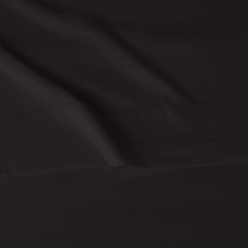 Photo 1 of King Lightweight Super Soft Easy Care Microfiber Cozy Comfortable Bed Sheet Black