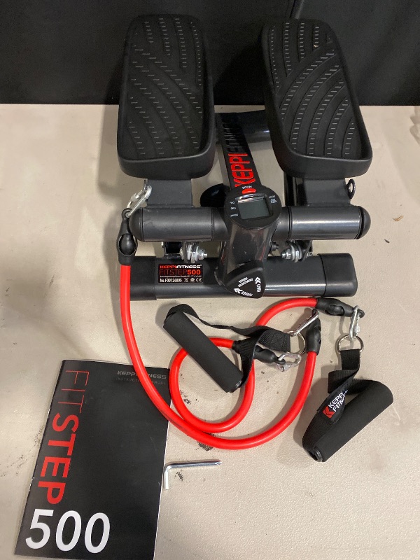 Photo 1 of KeppiFitness Steppers for Exercise at Home, Stair Stepper for Home Gym with 350LB/400LB Capacity, Mini Stepper with Resistance Bands for Cardio Full Body Workout