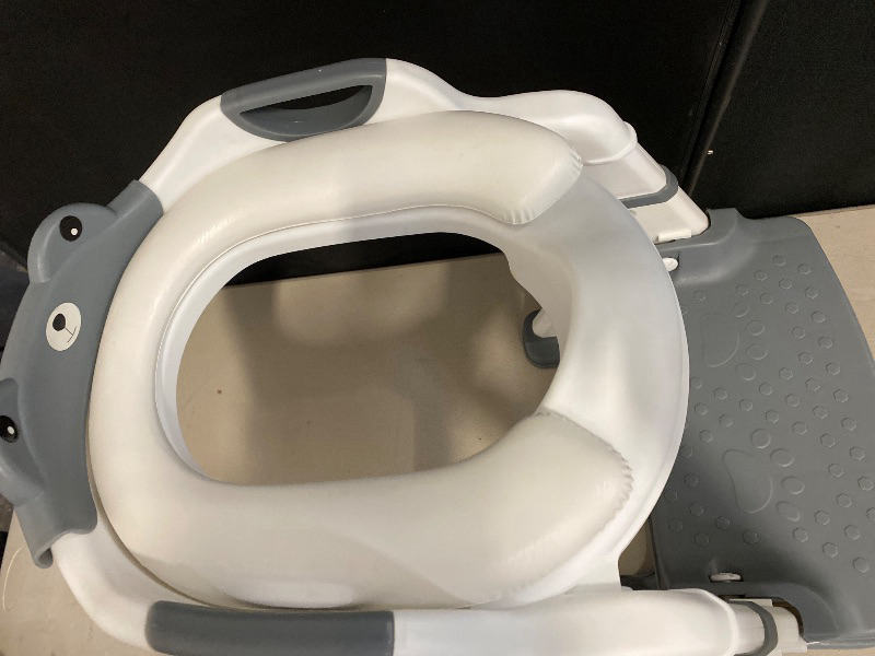 Photo 1 of Potty Training Seat, Upgrade Toddler Toilet Seat for Kids Boys Girls, 2 in 1 Potty Training Toilet, Splash Guard Anti-Slip Pad Step Stool