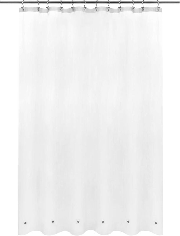 Photo 1 of Design Frosted Shower Curtain Liner with 6 Magnets - Waterproof PEVA Shower Liner for Bath Tub