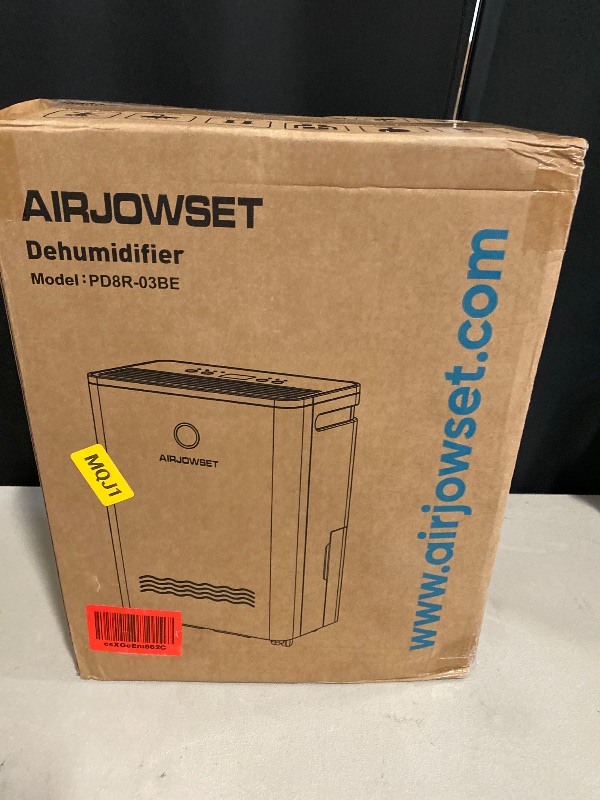 Photo 1 of Dehumidifier for Home 2500 Sq.Ft, AIRJOWSET 30 Pints Dehumidifiers 0.6 Gallon Water Tank with Drain Hose and 24H Timer Adjustable Humidity, Dehumidifier for Basement Bedroom Bathroom
