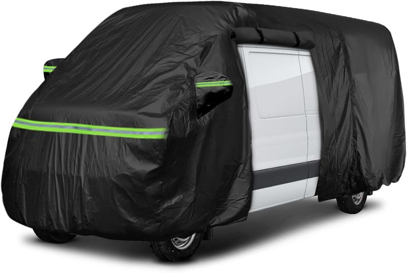 Photo 1 of Waterproof Custom Fit Cover for 2002-2023 Mercedes-Benz Sprinter 144 WB High Roof Van | All-Weather Protection (233.5")