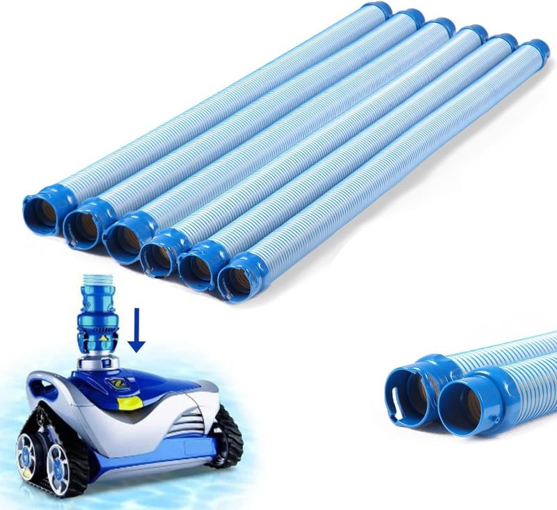 Photo 1 of Premium Pool Vacuum Hose for Zodiac MX6 MX8, Replacement Twist Lock - Pool Cleaner Hose Kit - Swimming Pool Hose Vacuum Pack - R0527700 Compatible (6-PCS)