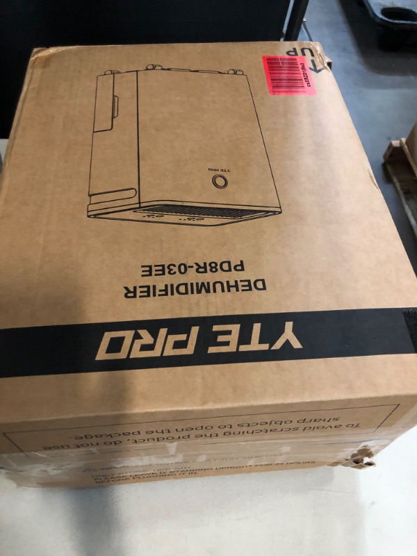 Photo 1 of 1500Sq.Ft Dehumidifier, 30Pint Dehumidifiers for Home, Quiet Dehumidifier for Bathroom, Basement, Bedroom and RV, with 6.56FT Drain Hose,0.66Gal Water Tank, 3-Color Humidity Light