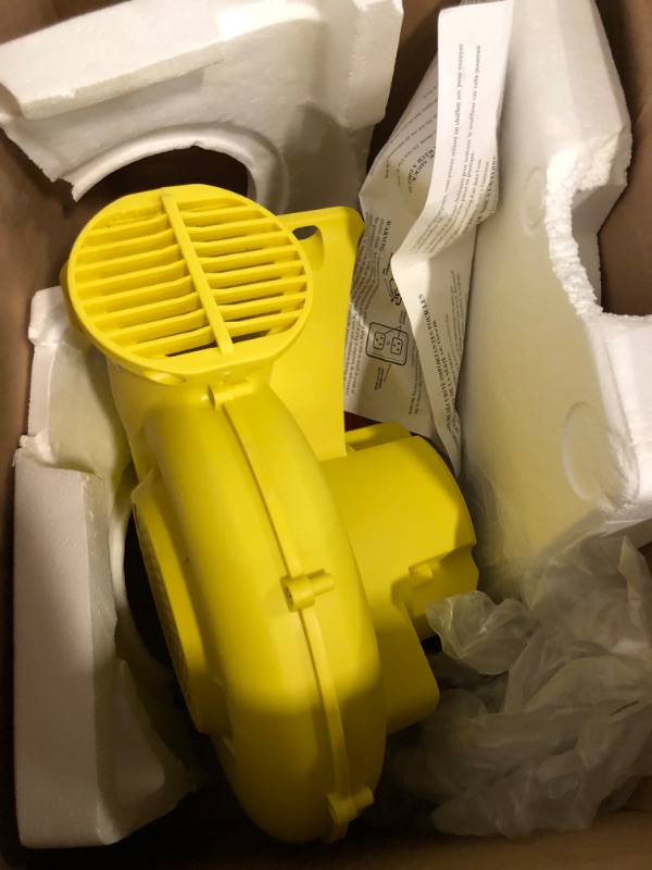 Photo 1 of VEVOR Inflatable Blower, Dual-Power Bounce House Blower, 380W/590W/750W Pump Air Blower for Inflatables, Bouncy Castle Electric Fan for Bounce House, Waterslides

