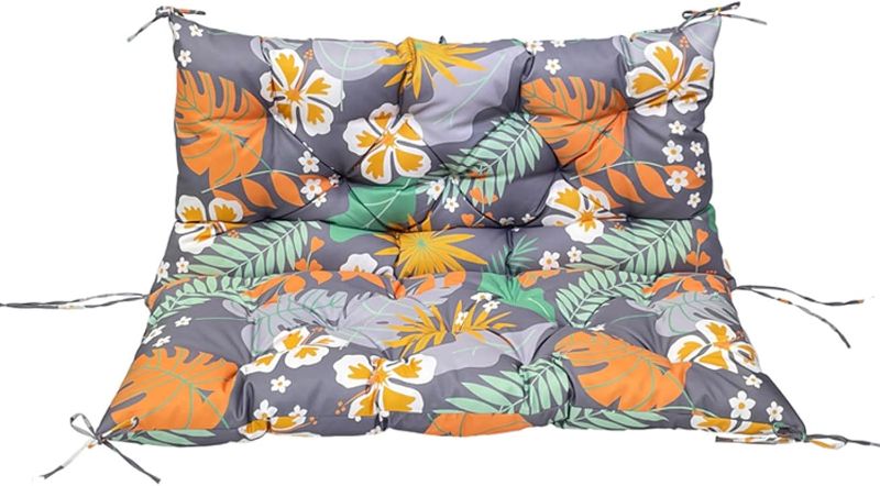 Photo 1 of Porch Swing Cushions with Backrest, 2 or 3 Person Bench Seater Replacement Waterproof Soft Cushion for Outdoor Patio Porch Garden Swing Chair Furniture,59x39.4in