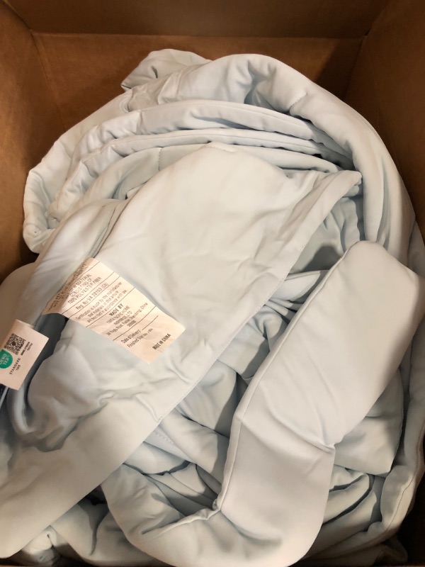Photo 1 of PHF Cooling Comforter King for Hot Sleepers, Soft Double Side Cooling Blanket for Night Sweats Absorbs Body Heat, Q-Max>0.5 Arc-Chill Cool Lightweight Summer Cold Comforter, 108"x90", Ice Blue