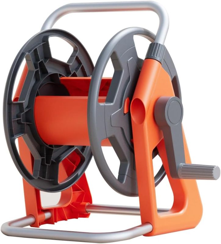 Photo 1 of Garden Hose Reel Cart, Hold on 50-75 ft of Hose, Portable Water Hose Reels for Outside, Wall Mounted Hose Reel Tools, Mobile Hose Reel Cart For Lawn Yard