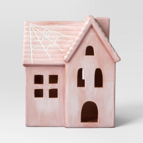 Photo 1 of Hyde and EEK Terracotta Haunted House Halloween Novelty Decor 